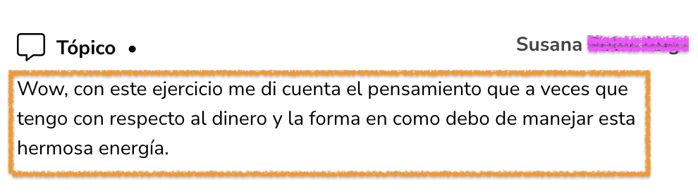 Testimonio Riqueza