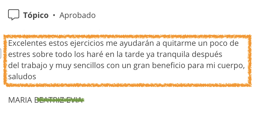 Testimonios estres